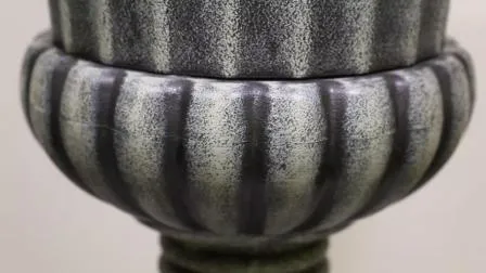 Vaso de flores de urna de plástico plantador de jardim (KD1921