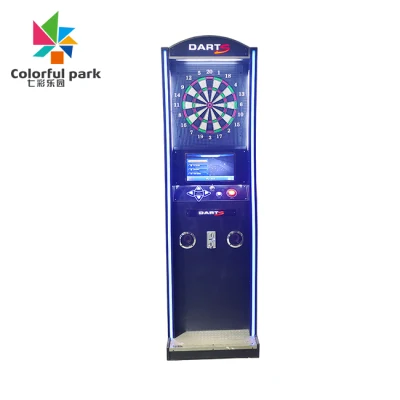 Centros de diversões de máquina de jogo de dardos de desafio interno de jardim colorido equipamento de diversões de máquina de videogame arcade